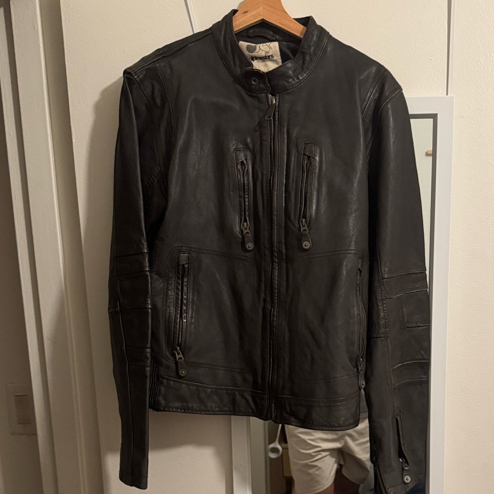 Oscar by Alpinestars Brown Motorcycle Leather Jacket